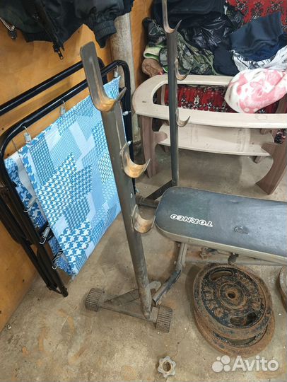 Скамья для жима и стойки