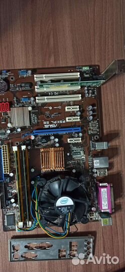 Материнская плата с процессором
