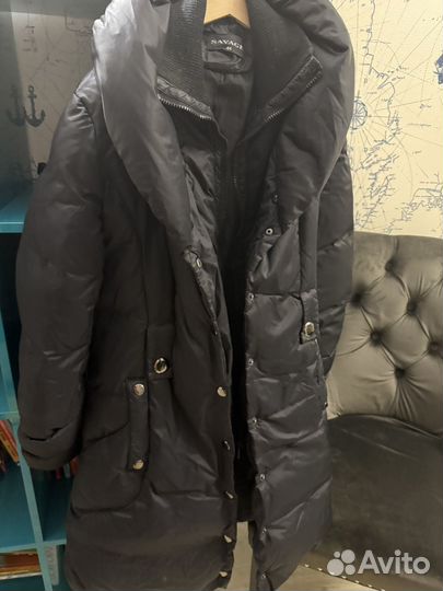 Пуховик Savage размер M бу пух перо