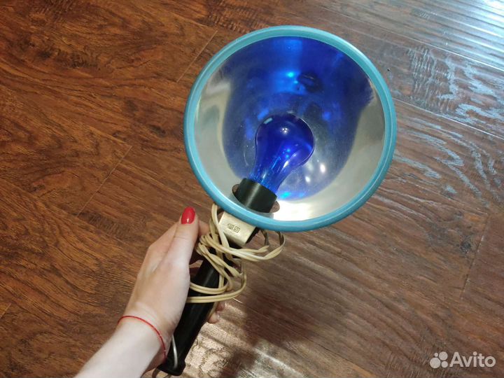 Синяя лампа для прогревания