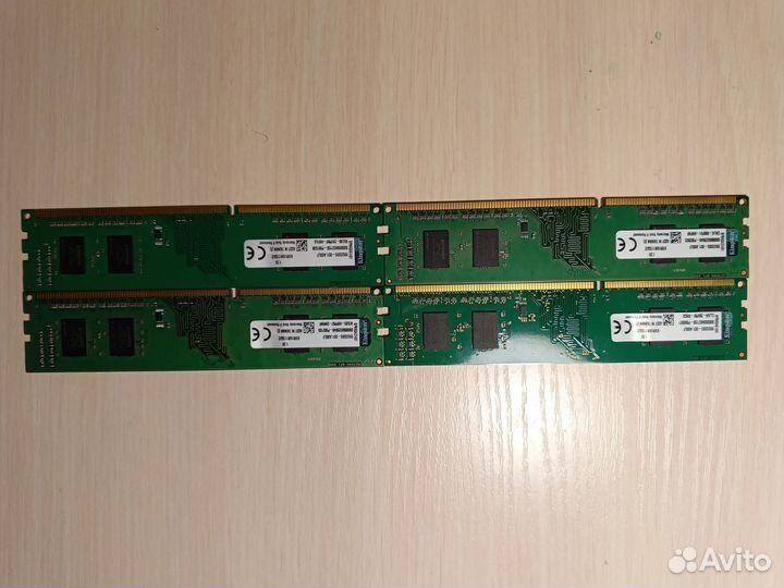 Оперативная память ddr3 4 штуки по 2gb