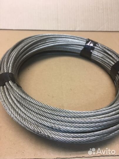 Трос стальной 4 мм дл. 30 м