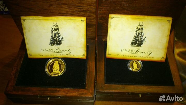 Золотые Монеты комплект 1/25 и 1/4 унции пруф