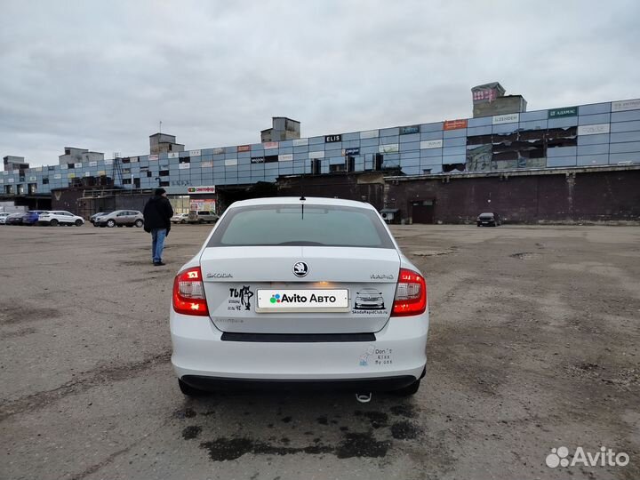 Skoda Rapid 1.6 МТ, 2016, 157 000 км