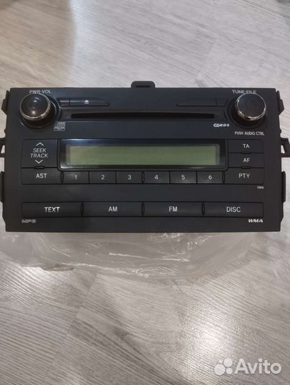 Штатная магнитола на toyota corolla 150
