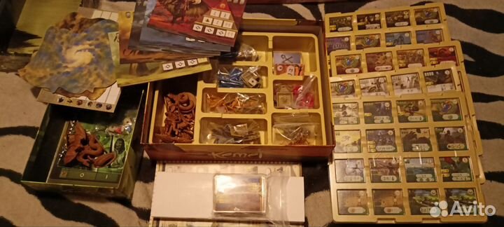 Кемет второе издание с допом настольная игра