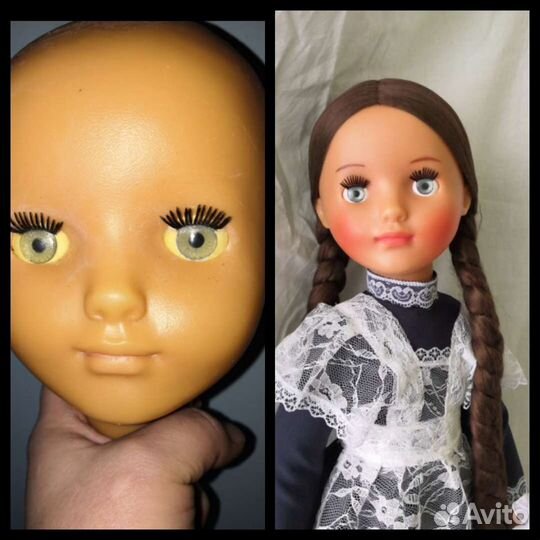 Куклы СССР ремонт,изготовлю парички