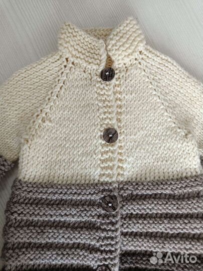 Кардиган детский вязаный