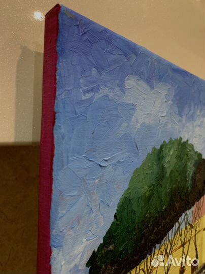 Картина маслом на холсте «Перпиньян. Франция»