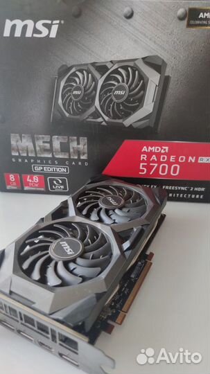 Видеокарта MSI RX5700