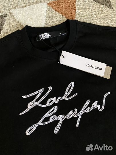 Футболка karl lagerfeld оригинал новая сток