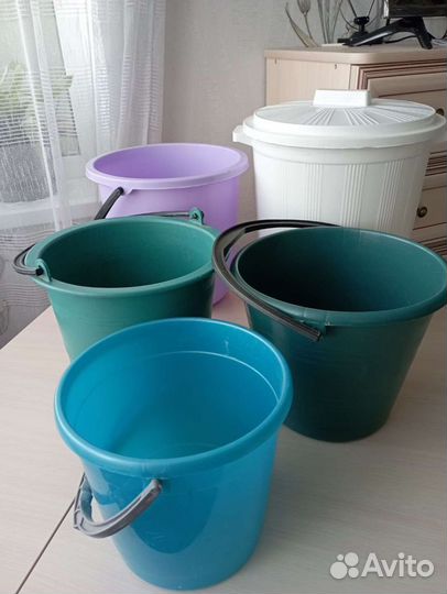 Ведра пластиковые