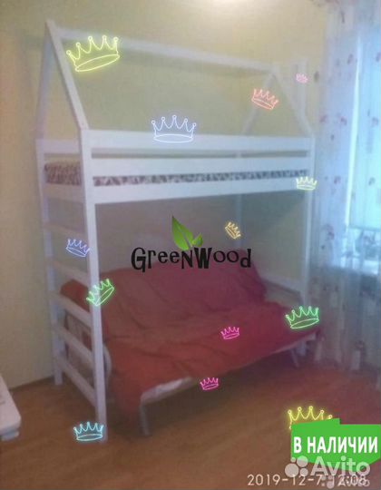 Кровать чердак