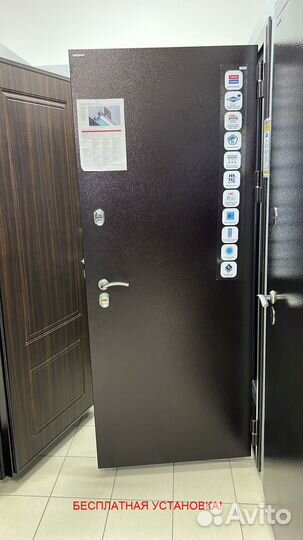 Входная дверь в квартиру с установкой