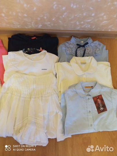 Вещи пакетом для девочки на рост 134-140 см