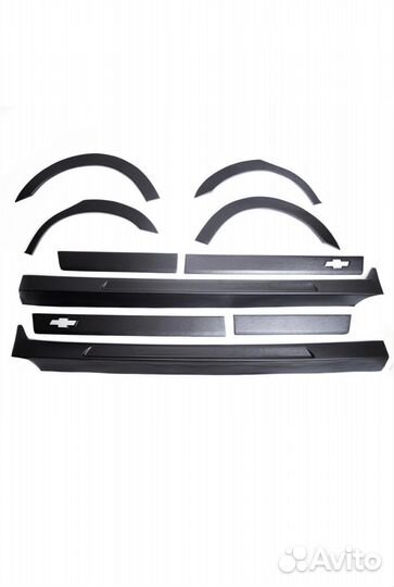 Накладки на пороги, арки, двери Chevrolet lanos