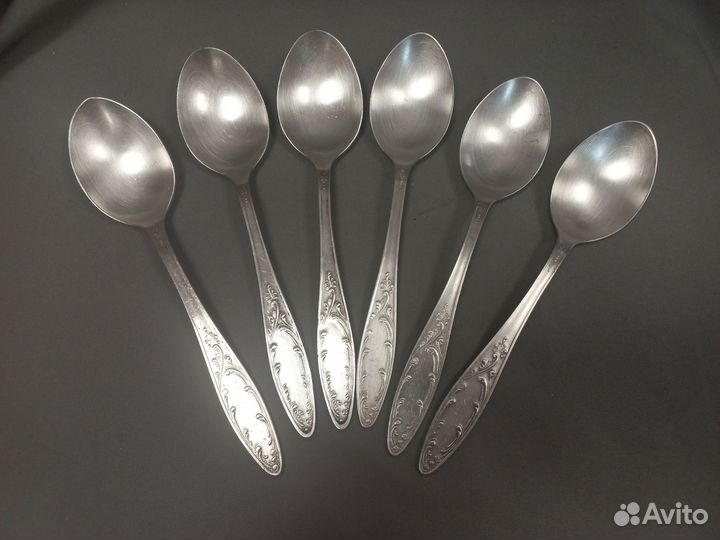 Столовые ложки Пламя Мельхиор СССР