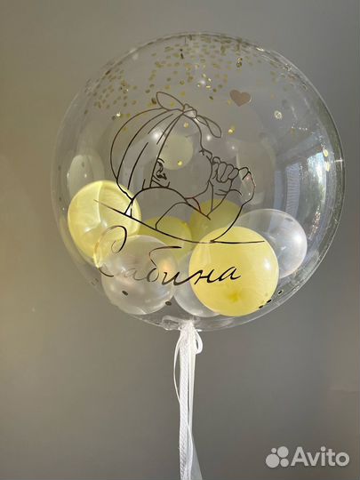 Гелиевые воздушные шары шарики на выписку
