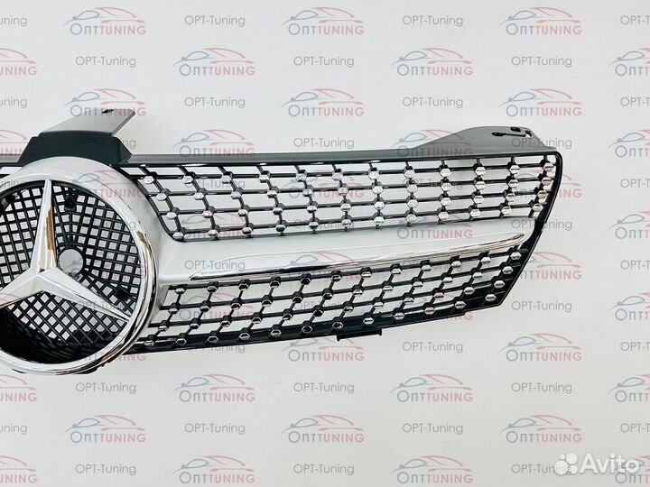 Решётка Mercedes CLS W219 05-07 Diamond Silver