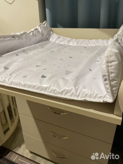 Матрас для пеленания Polini kids French Teddy