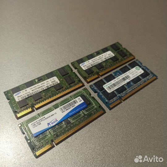 Оперативная память SO dimm DDR2