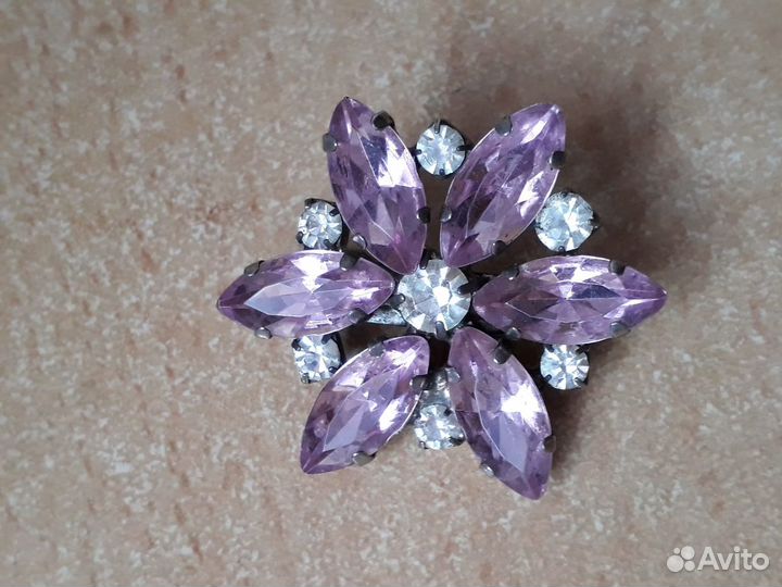 Запонки брошь