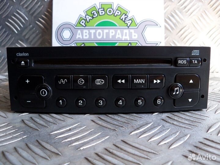 Магнитола штатная Clarion Peugeot 307 2003г