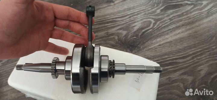 Коленвал на скутер 139QMB 16/22 зуба, Honda dio