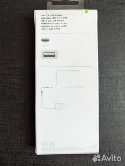 Переходник Apple Type C на USB