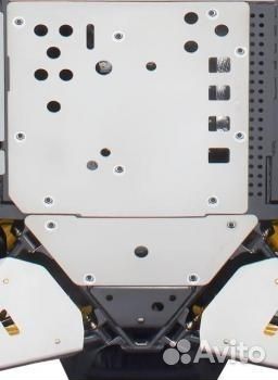 Защита днища задняя алюминиевая Maverick(715001643