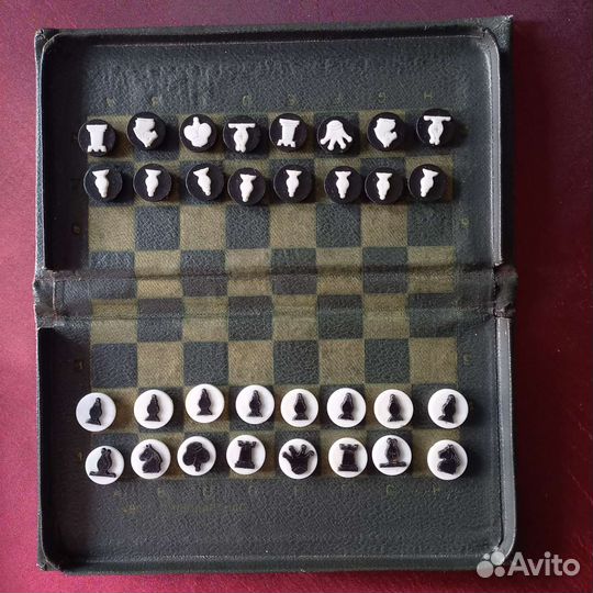 Шахматы магнитные СССР дорожные