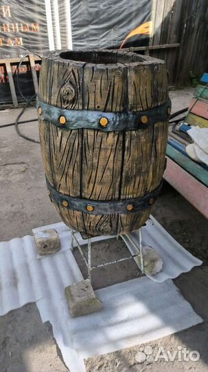 Вазон из бетона