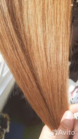 Натуральные волосы на трессе