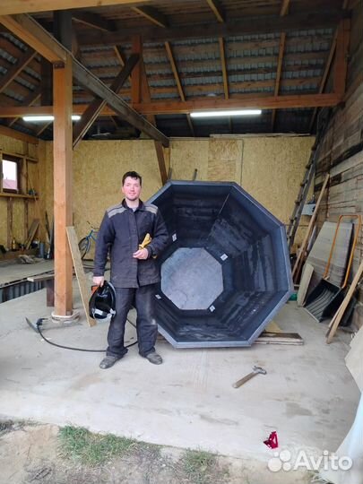 Чан/купель с подогревом. Самостоятельная сварка