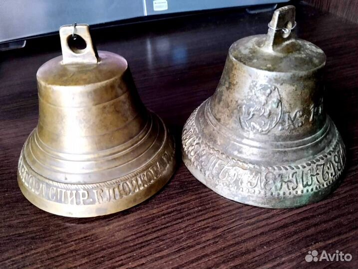 Колокола колокольчики антикварные 19 век