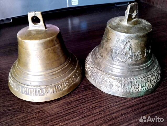 Колокола колокольчики антикварные 19 век