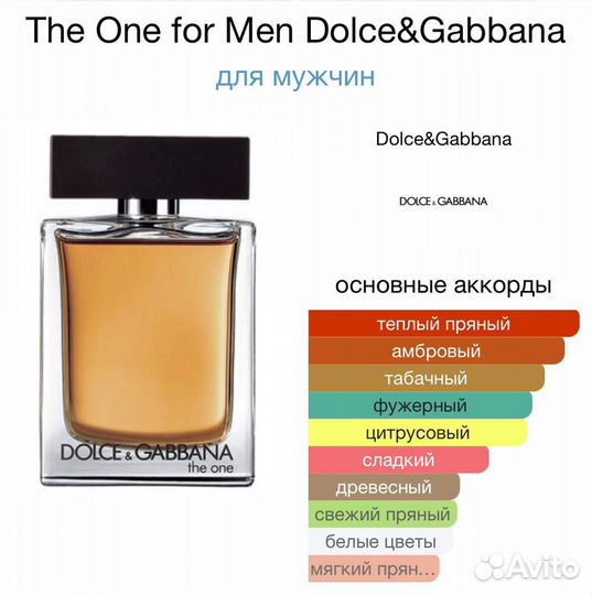 Dolce gabbana the one for men