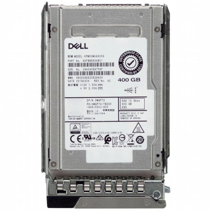 [400-ASEM] Жесткий Диск Dell 400gb Sas 2,5" Ssd 400-Asem