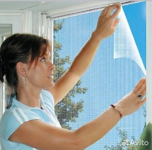 Москитная сетевая сетка окна Mosquitos 150x150см