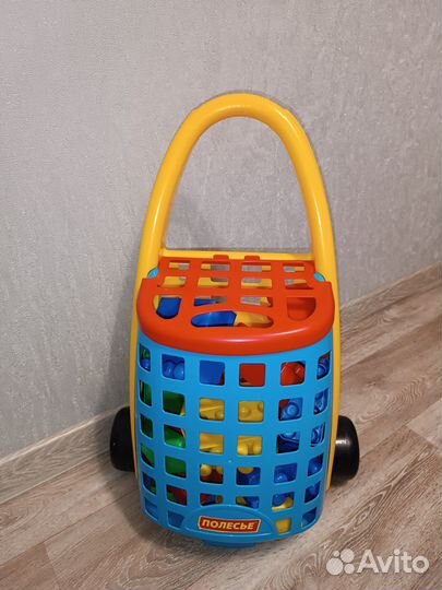 Конструктор беби с тележкой. Полесье