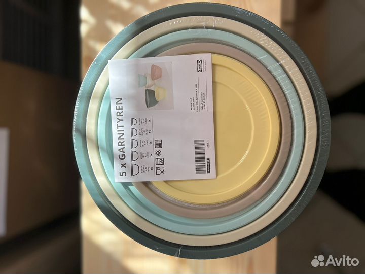 Набор мисок икеа гарнитурен новые