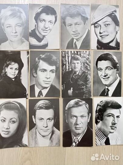 Фотооткрытки артисты советского кино