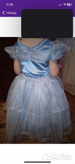 Нарядное платье для девочки 122 128