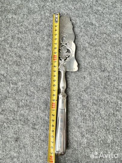 Лопатка для торта, посеребрение, Франция