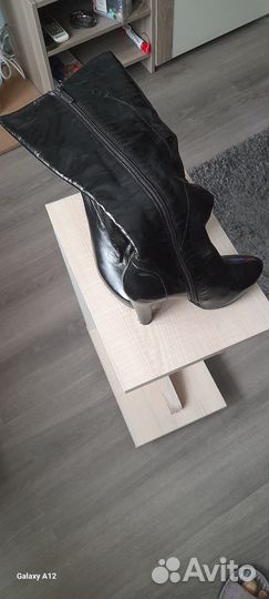 Сапоги женские натуральная кожа 38