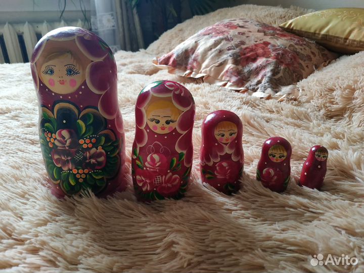 Матрешка Ручная роспись 90-е