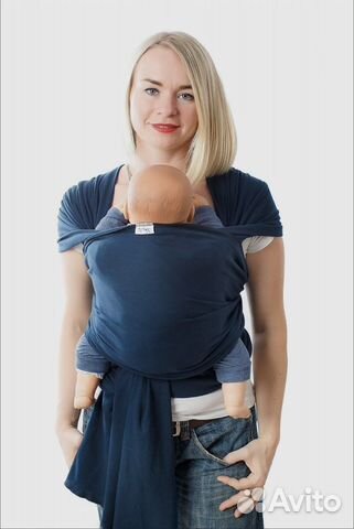 Слинг шарф длинный трикотажный