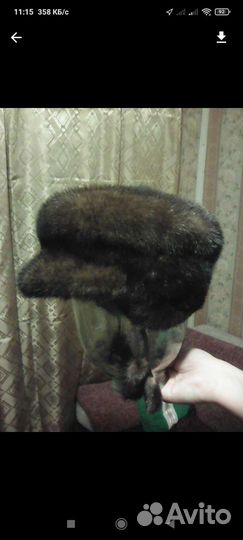 Шапка норковая женская