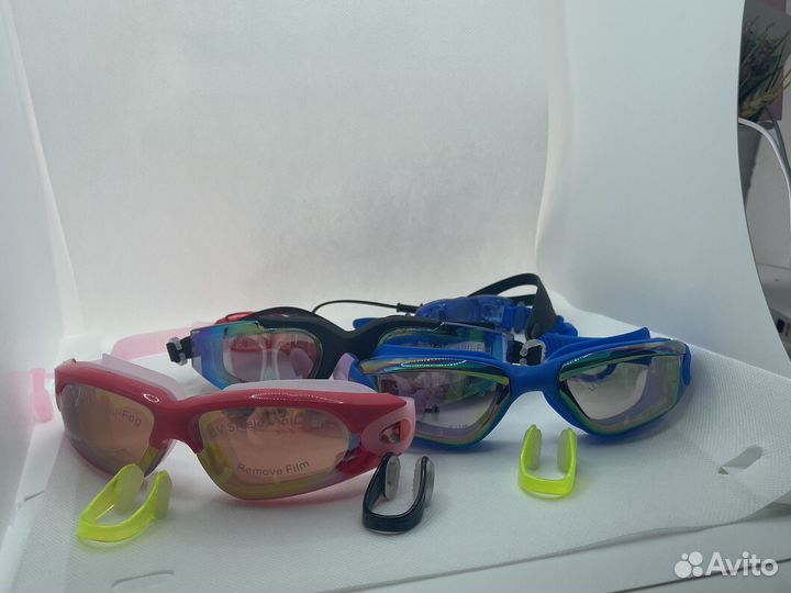 Профессиональные незапотевающие очки для плавания