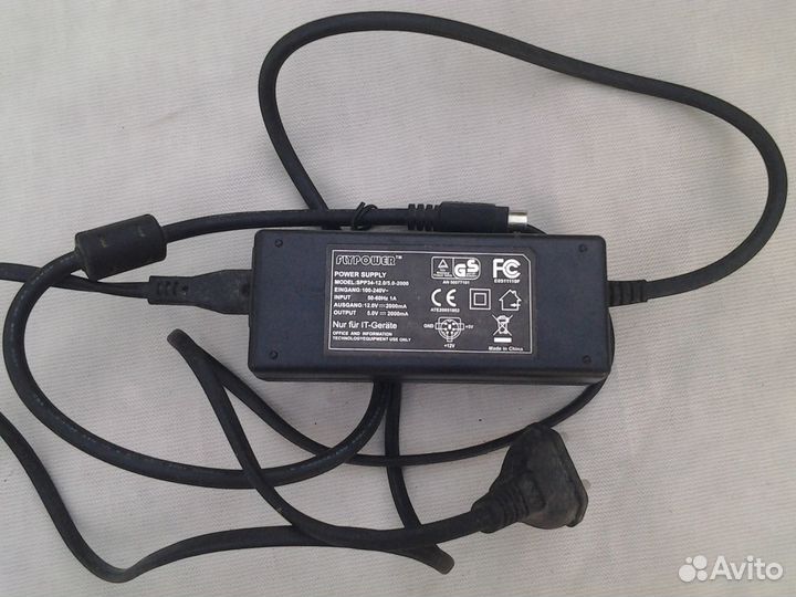 Блок питания 12/5v 2000mA